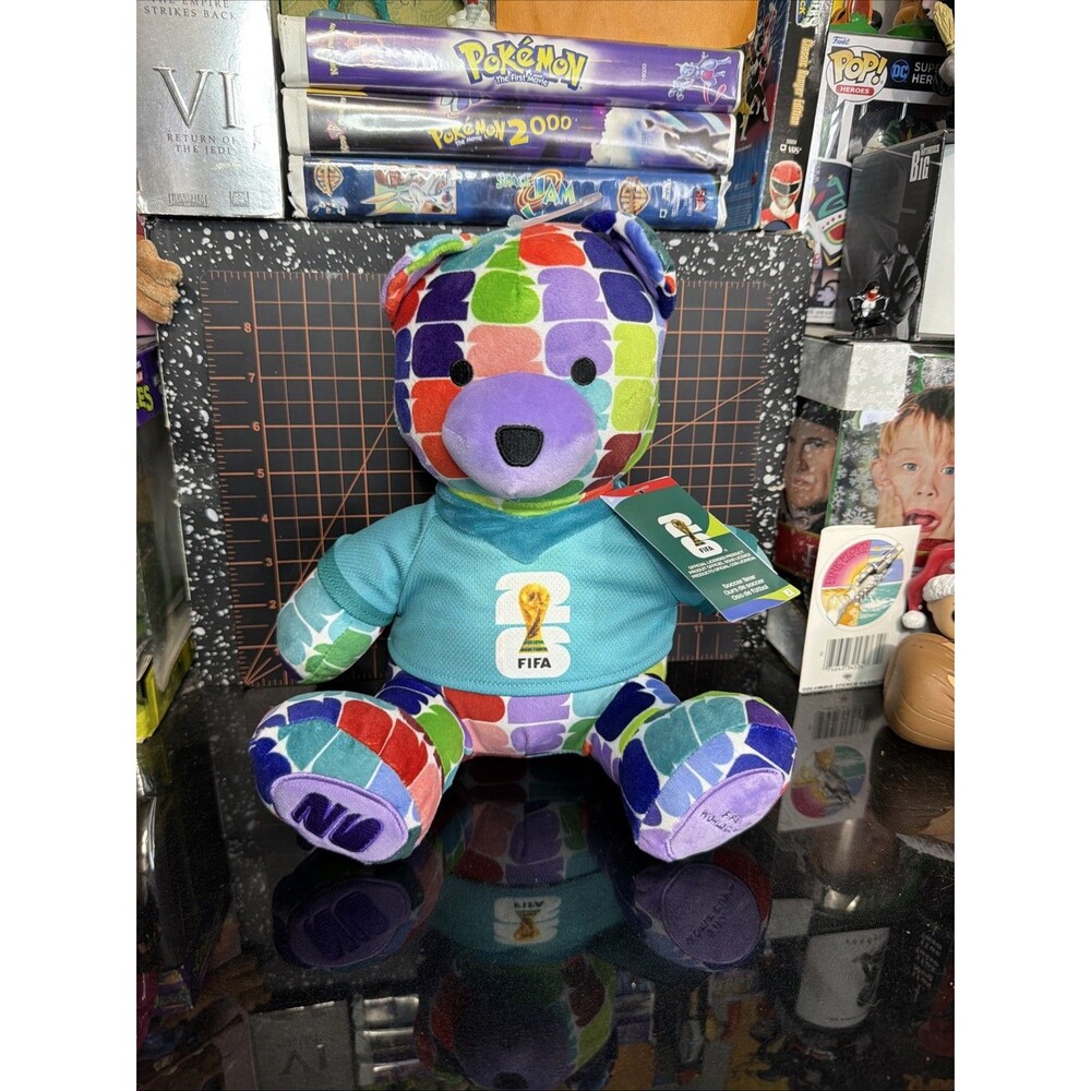 Jazwares FIFA World Cup 2026 Soccer Bear Plush 10 Inch NWT Official Licensed